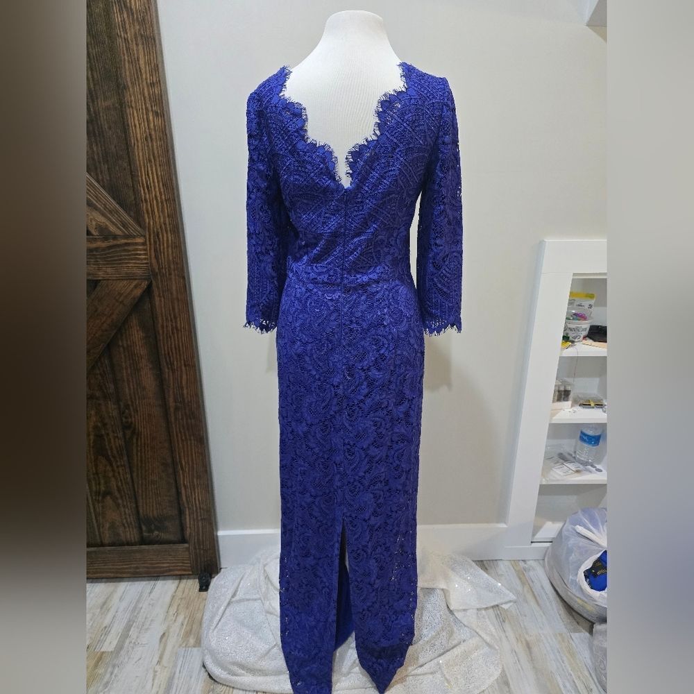 Js Collection Simone V-Neck Lace Column Gown Nwot… - image 6